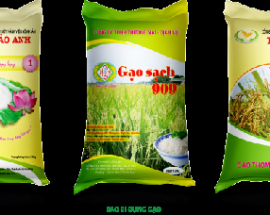 Bao bì đựng gạo phải chất lượng chứa đựng tình quê