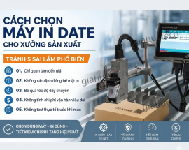 Cách chọn máy in date cho xưởng sản xuất (tránh 5 sai lầm phổ biến)