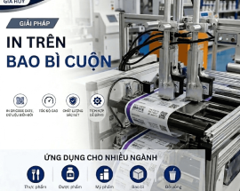 In Bao Bì Cuộn Tốc Độ Cao – Giải Pháp In QR & Dữ Liệu Biến Đổi Cho Nhà Máy