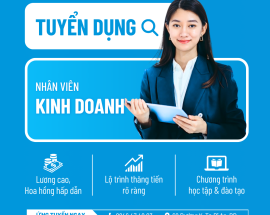 TUYỂN DỤNG NHÂN VIÊN KINH DOANH