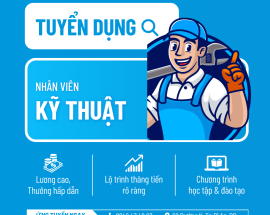 TUYỂN DỤNG NHÂN VIÊN KỸ THUẬT