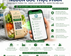QR Trong Truy Xuất Nguồn Gốc Thực Phẩm: Vì Sao Ngày Càng Nhiều Doanh Nghiệp Xem Đây Là Công Cụ Quản Trị Dữ Liệu?