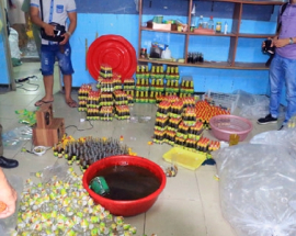 Sản xuất gia vị không kiểm định tự đặt in hạn dùng với máy in phun date công nghiệp