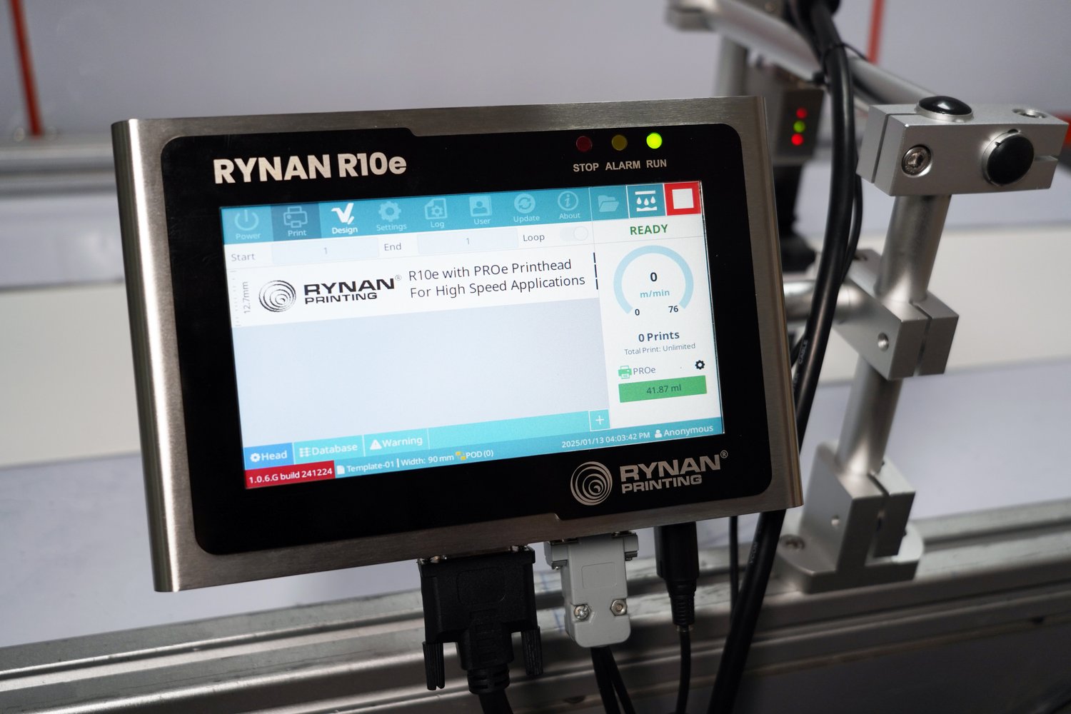 Máy in phun cho dây chuyền sản xuất